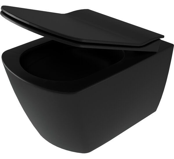 Deante Blur, záchodová WC misa s funkciou bidetu 525x372x349 mm, čierna matná, DEA-CDZ_NWPW