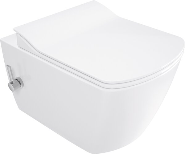 Deante Blur, záchodová WC misa s funkciou bidetu 525x372x349 mm, biela lesklá, DEA-CDZ_6WPW