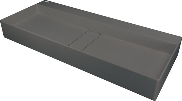 Deante Blur, granitové umývadlo na dosku 800x400x120 mm, antracitová metalíza, DEA-CQB_TU8S