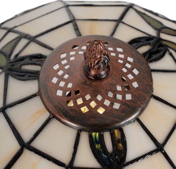 Brilagi - Tiffany vitrážová stolová lampa JUNGLE 1xE27/60W/230V