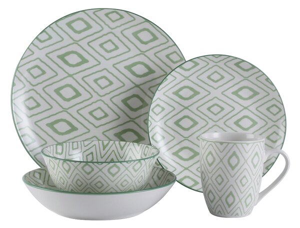 KOMBINOVANÝ SERVIS 30-dielne, porcelán keramika Landscape - Jedálenské sety