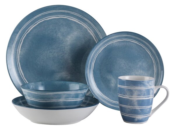KOMBINOVANÝ SERVIS 30-dielne, porcelán keramika Landscape - Jedálenské sety