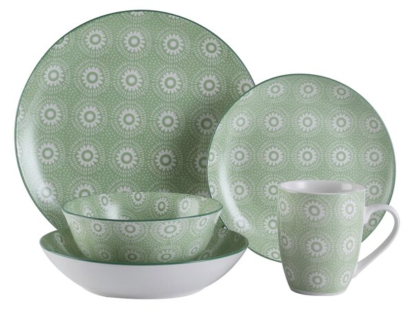 KOMBINOVANÝ SERVIS 30-dielne, porcelán keramika Landscape - Jedálenské sety