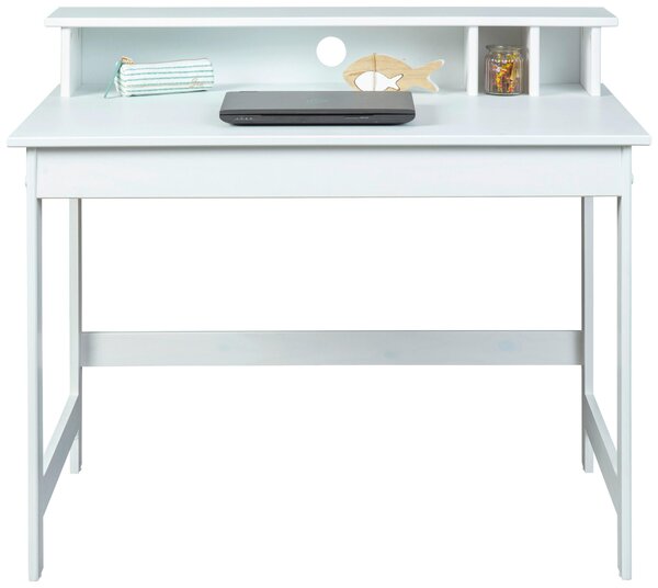 PÍSACÍ STÔL, biela, 110/69/76-91 cm MID.YOU - Online Only kancelárie, Online Only