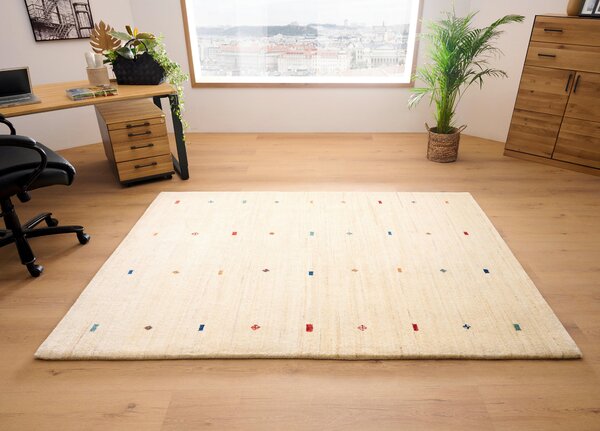 ORIENTÁLNY KOBEREC, 120/180 cm krémová Cazaris - Koberce
