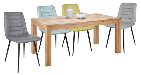 JEDÁLENSKÝ STÔL, divoký jadrový buk, farba buka, 160/90/75 cm Linea Natura - Stoly