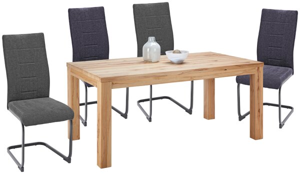 JEDÁLENSKÝ STÔL, divoký jadrový buk, farba buka, 160/90/75 cm Linea Natura - Stoly