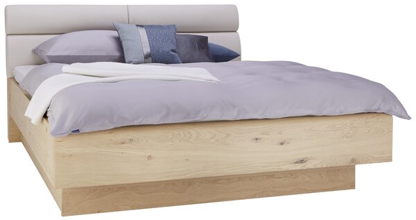 POSTEĽ S NOČNÝMI STOLÍKMI, 180/200 cm, farba duba, piesková Dieter Knoll - Postele