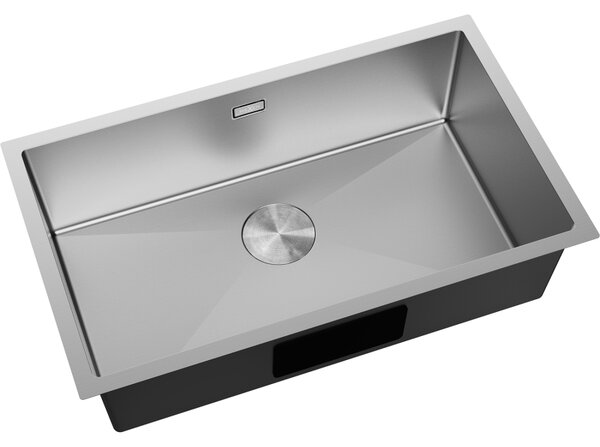 Mexen Trixo, 1-komorový nerezový drez 750 x 440 mm, brúsená oceľ, 6415751000-01