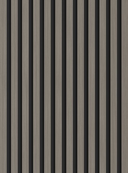 Mexen Lam-B, akustické stenové lamely 275 × 30 cm, HDF doska 4 mm, technická dyha, dub oceľový, S100-275307-3015-006