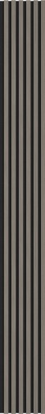 Mexen Lam-F, akustické stenové lamely 275 × 30 cm, plstený podklad 8 mm, technická dyha, dub oceľový, S105-275307-3015-006