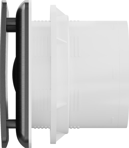 Mexen AXS, kúpeľňový ventilátor so spätnou klapkou, priemer 120 mm, čierna matná, W9601-125-70