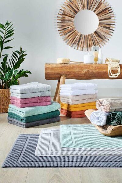 UTERÁK PRE HOSTÍ, 30/50 cm, tmavozelená Bio:Vio - Kúpeľňový textil