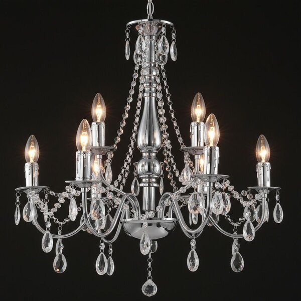 Toolight Toolight, stropné svietidlo 9xE14, EBT016-9CP, chróm, OSW-01231