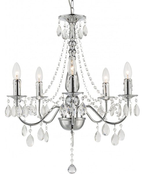 Toolight Toolight, stropné svietidlo 5xE14, EBT014-5CP, chróm, OSW-01249