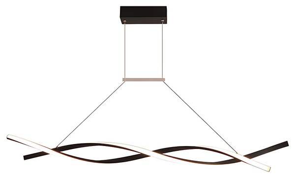 Toolight Toolight, LED závesné osvetlenie 120cm, 46W, 3000K, 2000lm, LHJ020-CP, čierna, OSW-50046