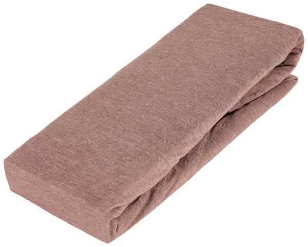 NAPÍNACIA PLACHTA, džersej, taupe, 90-100/200-220 cm Boxxx - Obliečky & plachty