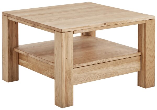 KONFERENČNÝ STOLÍK, farba duba, drevo, 70/70/47,5 cm Linea Natura - Stolíky do obývačky