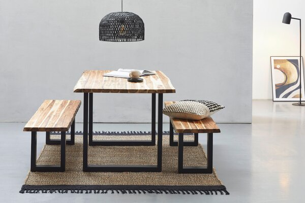 JEDÁLENSKÝ STÔL, akácia, farba akácie, 160/90/76 cm MID.YOU - Online Only jedálne, Online Only