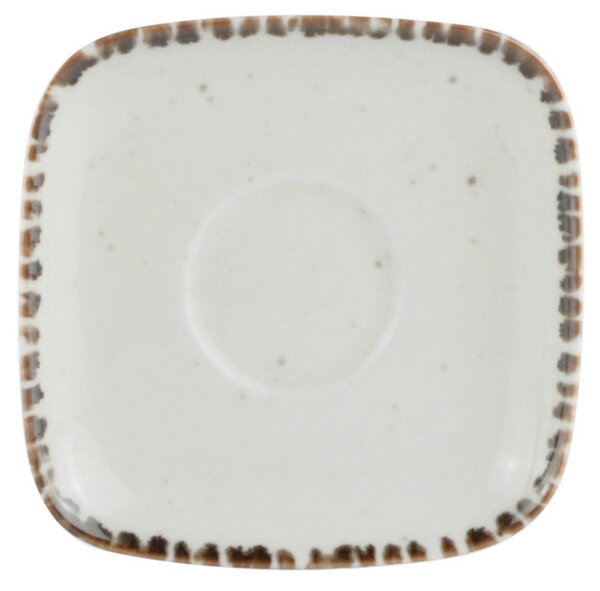 TANIERIK POD ŠÁLKU NA ESPRESSO porcelán keramika 10,5/10,5 cm Landscape - Jedálenské sety