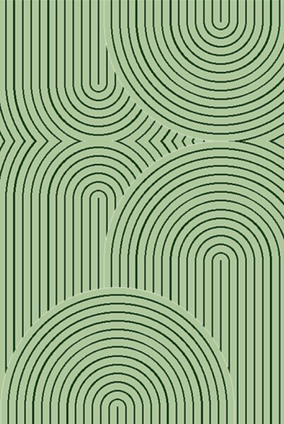 Alfa Carpets Kusový koberec Thumbs green - 120x170 cm