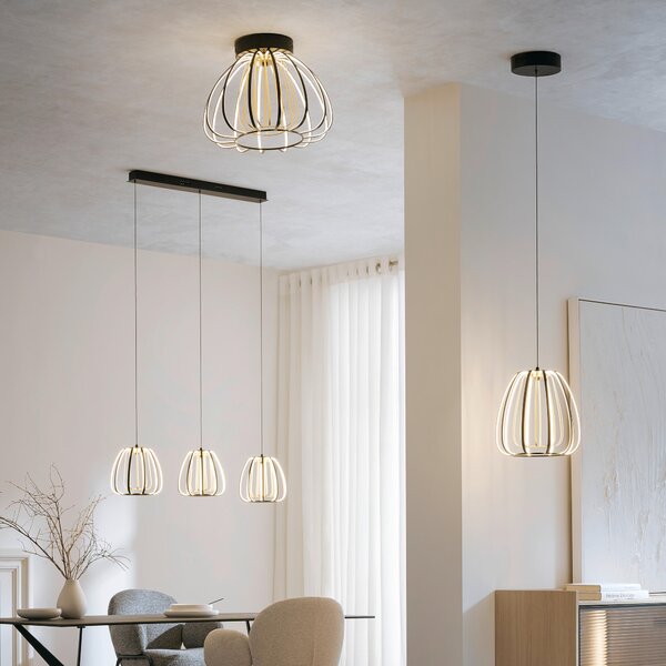 STROPNÉ LED SVIETIDLO, 44,5/33 cm Novel - Interiérové svietidlá