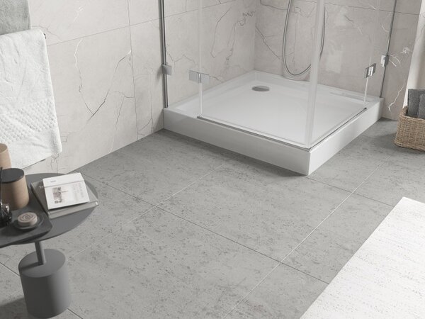 Mexen Flow+, štvorcová sprchová vanička 70 x 70 cm, biela lesklá, 46S107070H