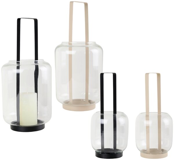 LAMPÁŠ kov, sklo Ambia Home - Lampáše