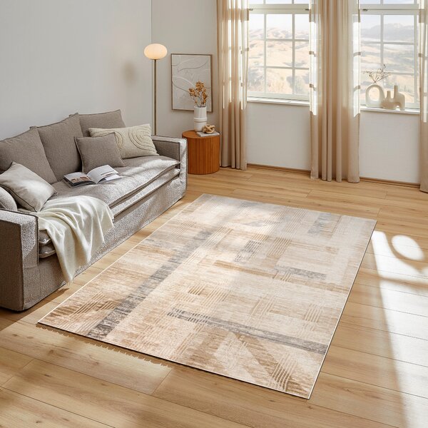 TKANÝ KOBEREC, 160/230 cm krémová Dieter Knoll - Koberce