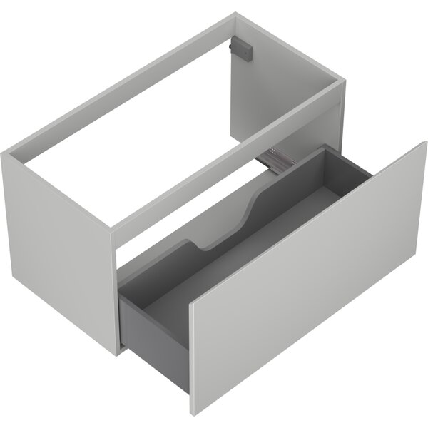 Mexen Orio, kúpeľňová skrinka 90 cm, 1 zásuvka, sivá matná, 91A10-09047-1-BF62