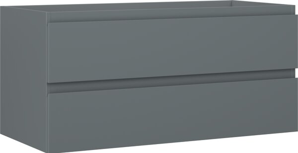 Mexen Orio, kúpeľňová skrinka 100 cm, 2 zásuvky, grafitová matná, 91A10-10047-2-BFF66