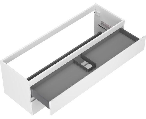 Mexen Orio, kúpeľňová skrinka pod umývadlo 140 cm, 2 zásuvky, biela matná, 91A10-14047-2-BFF01