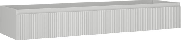 Mexen Rivel, kúpeľňová skrinka 160 cm, 1 zásuvka, drážkovaná, sivá matná, 91A20-16023-1-BF62