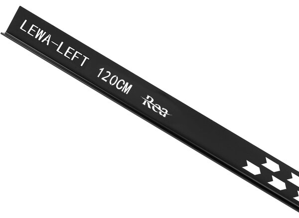 Rea Rea, nerezová spádová lišta, pravá, dĺžka 1200 mm, čierna matná, REA-K3201
