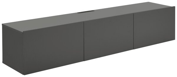 NÍZKA KOMODA, antracitová, 180/36,7/42 cm Hom`in - Online Only drobný nábytok, Online Only