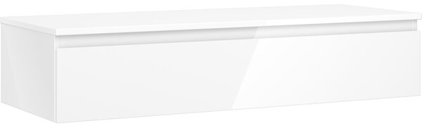 Mexen Orio, kúpeľňová skrinka 120 cm s hornou časťou, 1 zásuvka, biela lesklá, 91A10-12023-1-BFC00