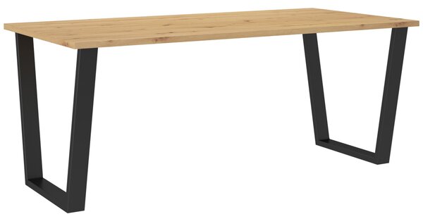 MEBLINE Stôl CEZI 185x67 dub artisan