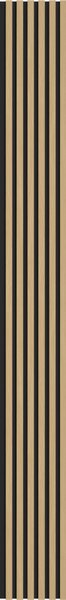 Mexen Lam-B, akustické stenové lamely 275 × 30 cm, HDF doska 4 mm, technická dyha, dub zlatistý, 275307-3015-003