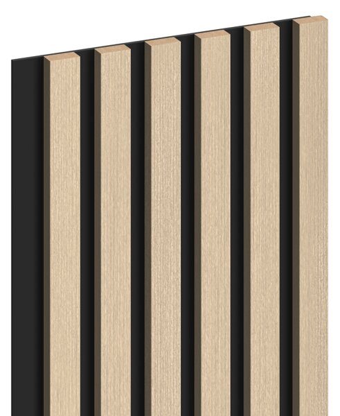 Mexen Lam-B, akustické stenové lamely 275 × 30 cm, HDF doska 4 mm, technická dyha, dub pieskový, S100-275307-3015-001