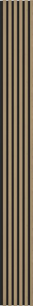 Mexen Lam-B, akustické stenové lamely 275 × 30 cm, HDF doska 4 mm, technická dyha, dub ušľachtilý, S100-275307-3015-004
