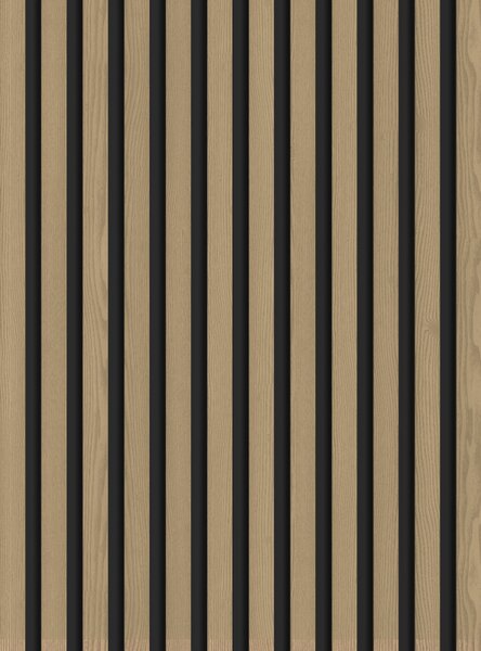 Mexen Lam-B, akustické stenové lamely 275 × 30 cm, HDF doska 4 mm, technická dyha, dub ušľachtilý, S100-275307-3015-004
