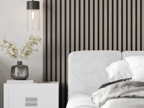 Mexen Lam-B, akustické stenové lamely 275 × 30 cm, HDF doska 4 mm, technická dyha, dub popolavý, S100-275307-3015-005