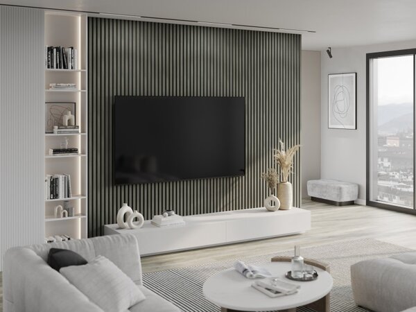 Mexen Lam-B, akustické stenové lamely 275 × 30 cm, HDF doska 4 mm, technická dyha, sub Heritage, S100-275307-3015-008