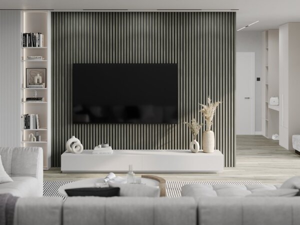 Mexen Lam-B, akustické stenové lamely 275 × 30 cm, HDF doska 4 mm, technická dyha, sub Heritage, S100-275307-3015-008