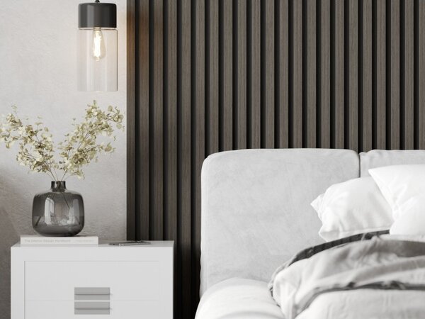 Mexen Lam-B, akustické stenové lamely 275 × 30 cm, HDF doska 4 mm, technická dyha, dub ónyxový, S100-275307-3015-010