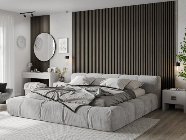 Mexen Lam-B, akustické stenové lamely 275 × 30 cm, HDF doska 4 mm, technická dyha, dub ónyxový, S100-275307-3015-010