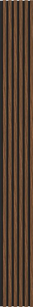 Mexen Lam-B, akustické stenové lamely 275 × 30 cm, HDF doska 4 mm, technická dyha, mahagón rubínový, S100-275307-3015-013