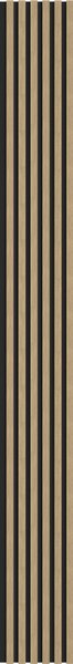 Mexen Lam-B, akustické stenové lamely 275 × 30 cm, HDF doska 4 mm, technická dyha, orech ľanový, S100-275307-3015-015