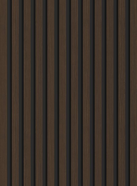 Mexen Lam-B, akustické stenové lamely 275 × 30 cm, HDF doska 4 mm, technická dyha, orech palisandrový, S100-275307-3015-021