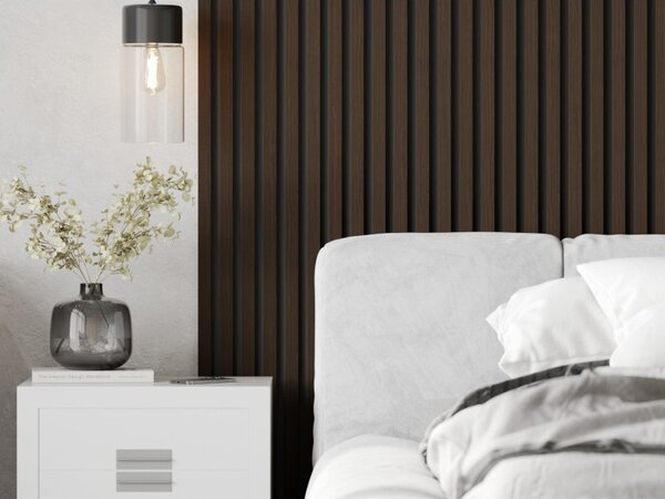 Mexen Lam-B, akustické stenové lamely 275 × 30 cm, HDF doska 4 mm, technická dyha, orech palisandrový, S100-275307-3015-021